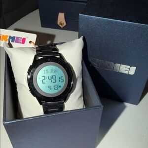 SKMEI Black Digital Men's Watch